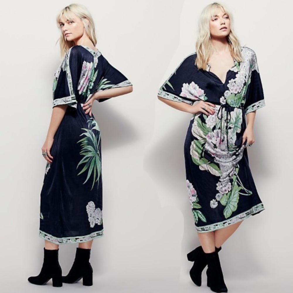 Free People Hibiscus Garden Dress